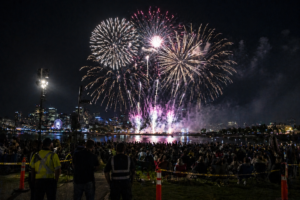 Spectacles publics de feux d’artifice